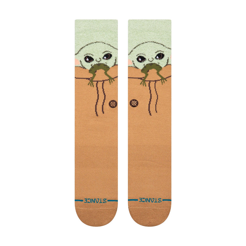 Stance Grogu Hungry Crew Socks - Green
