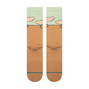 Stance Grogu Hungry Crew Socks - Green