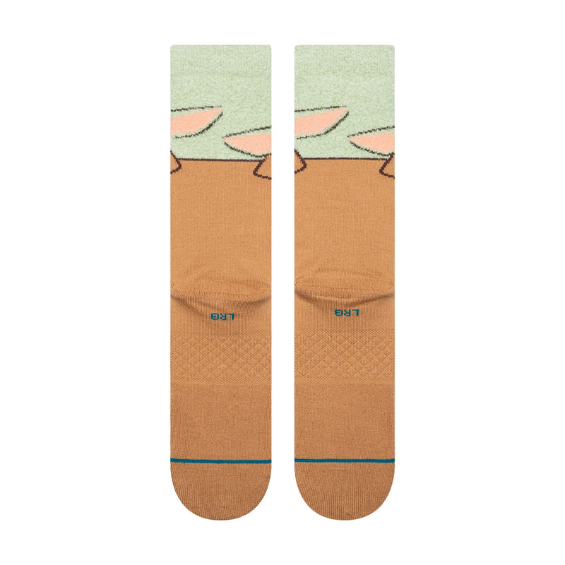 Stance Grogu Hungry Crew Socks - Green