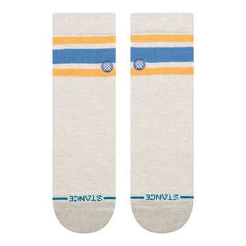 Stance Slub Boyd Quarter Socks - Heather Grey