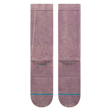 Stance Icon Dyed Crew Socks - Plum