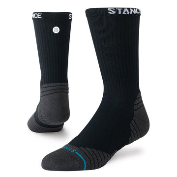 Stance Golf Ribbed Mid Crew Socks - Black