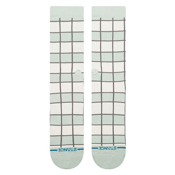 Stance Kitchen Tile Crew Socks - Light Blue