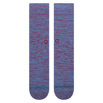 Stance Marled Crew Socks - Capriblue