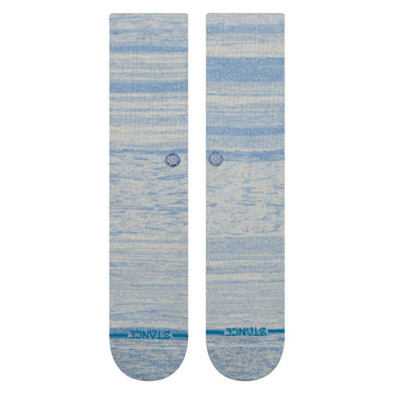 Stance Marled Crew Socks - Grey Blue