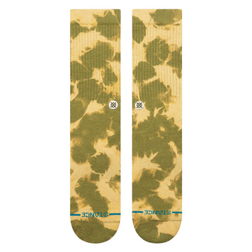 Stance Spotty Dye Crew Socks - Olive