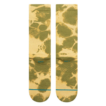 Stance Spotty Dye Crew Socks - Olive
