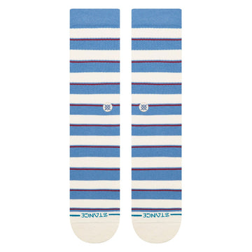 Stance Striped It Crew Socks - Capriblue
