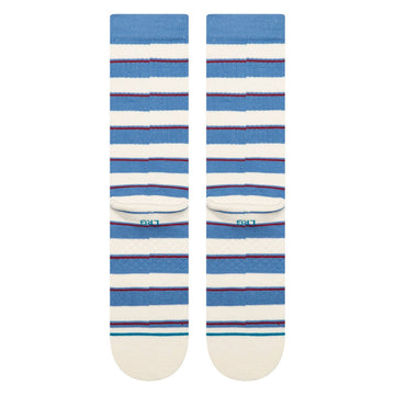 Stance Striped It Crew Socks - Capriblue