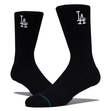 Stance LA Dodgers Crest Socks - Black
