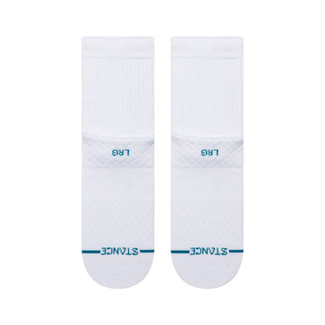 Stance Signature Quarter Socks - White