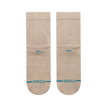 Stance Signature Wash Quarter Socks - String Grey