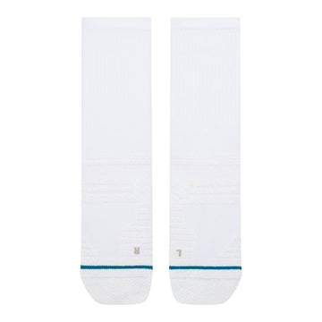 Stance Static Gripper Crew Socks - White