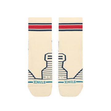 Stance Boyd Golf Mid Quarter Socks - Canvas