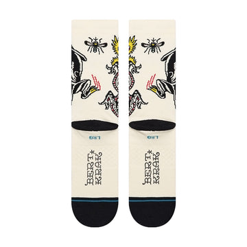 Stance Battle Crew Socks - Cream