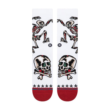 Stance Skeleton Crew Socks - White