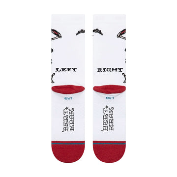 Stance Skeleton Crew Socks - White