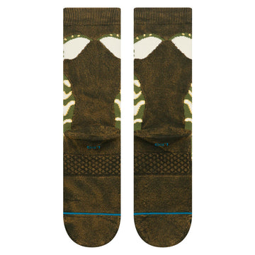 Stance Stripe Gremlins Crew Socks - Dark Green