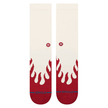 Stance Heating Up Crew Socks - Red