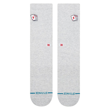 Stance Hit Me Crew Socks - Heather Grey