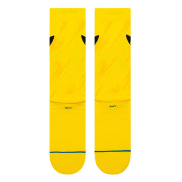Stance Pikachu Bolt Crew Socks - Yellow
