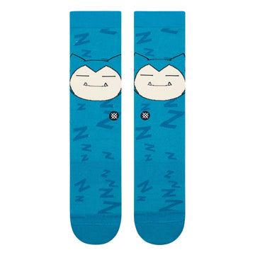 Stance Snorlax Sleepy Crew Socks - Teal