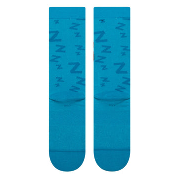 Stance Snorlax Sleepy Crew Socks - Teal
