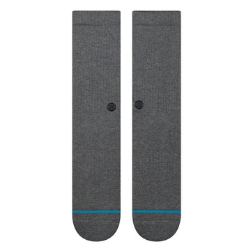Stance Signature Crew Socks - Black Heather
