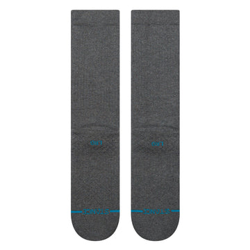 Stance Signature Crew Socks - Black Heather