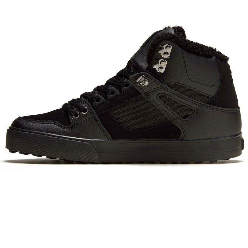 DC Pure High-top Wc Winter Shoes - Black/Black/Black