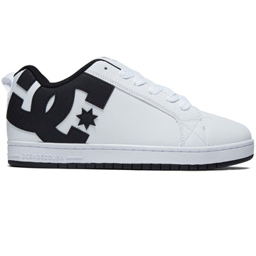 DC Court Graffik Shoes - White/Black/Black