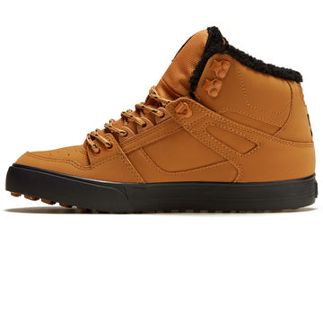 DC Pure High-top Wc Winter Shoes - Wheat/Black