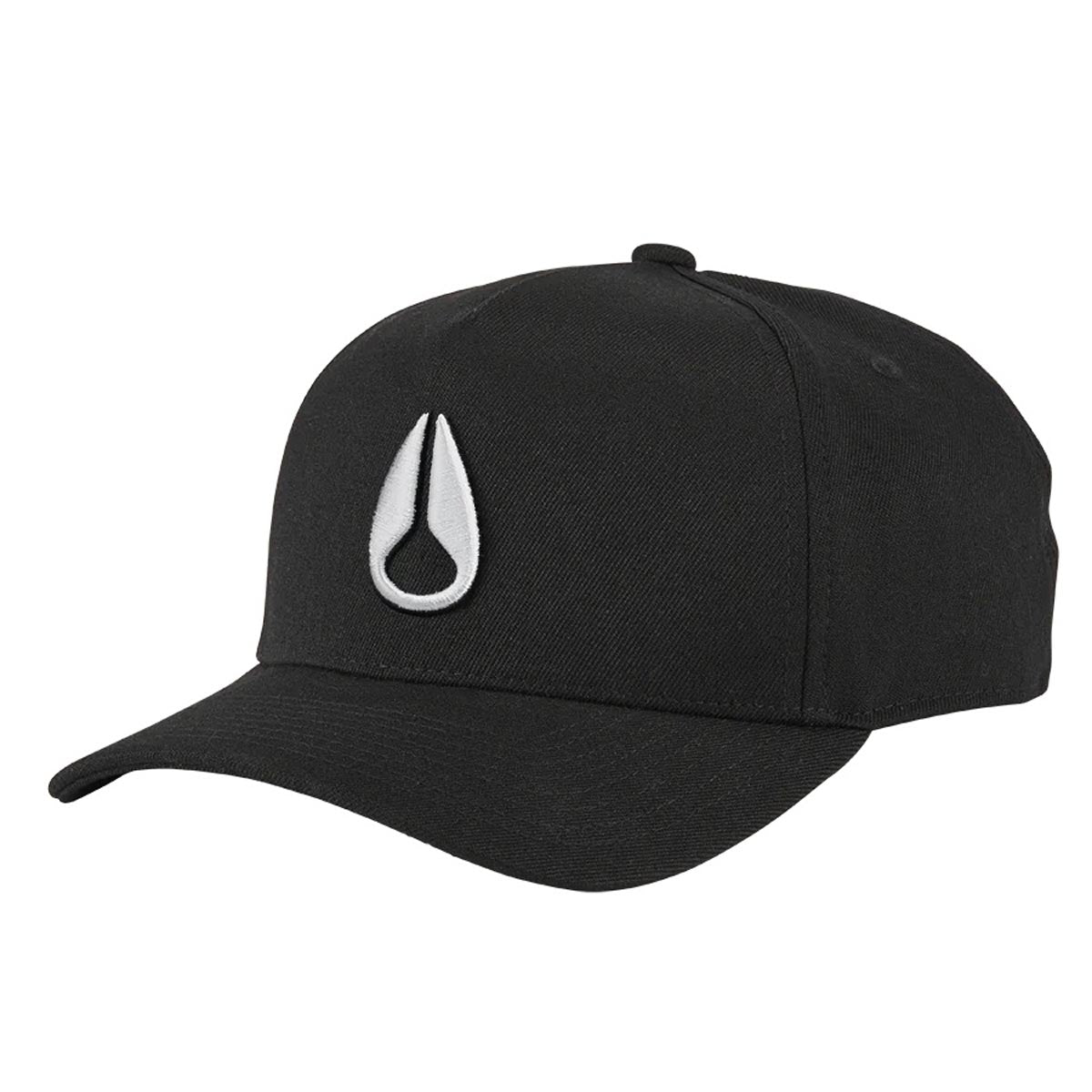 Nixon Deep Down Athletic Snapback Hat - Black/White image 1