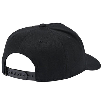 Nixon Deep Down Athletic Snapback Hat - Black/White