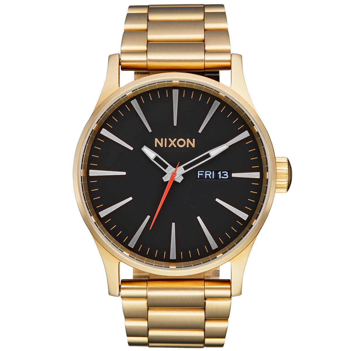 Nixon Sentry Stainless Steel Watch - Champagne/Black image 1