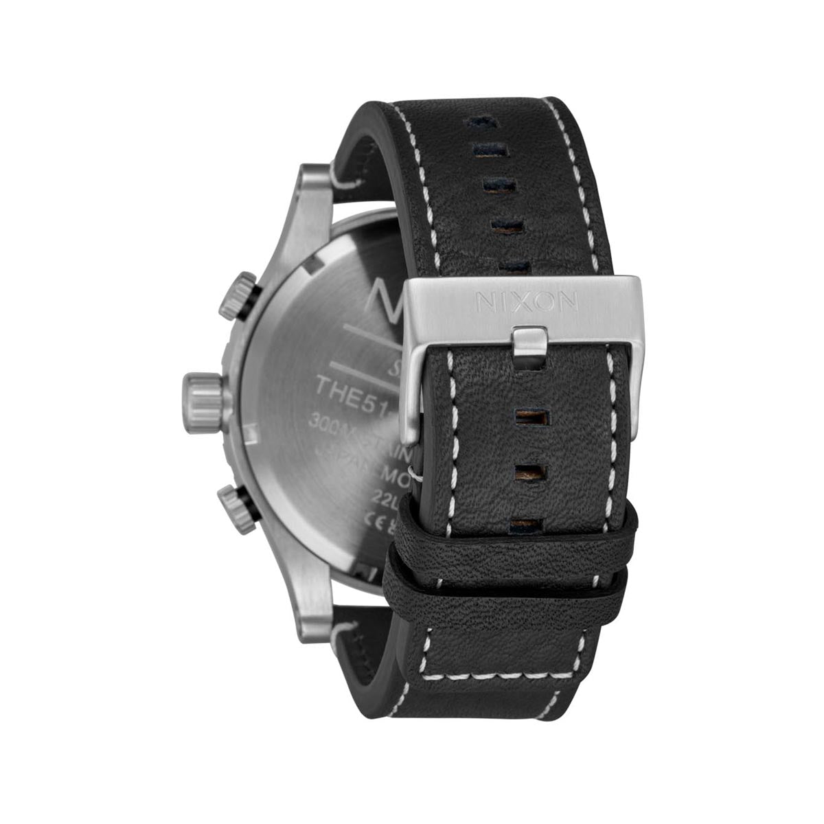 Nixon 51-30 Chrono Watch - Silver/Black/Cranberry image 3