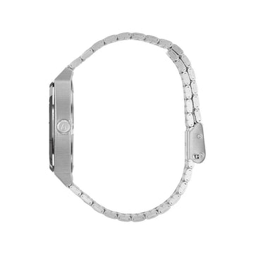 Nixon Time Teller Watch - Silver/Mandarin
