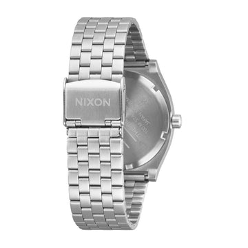 Nixon Time Teller Watch - Silver/Mandarin