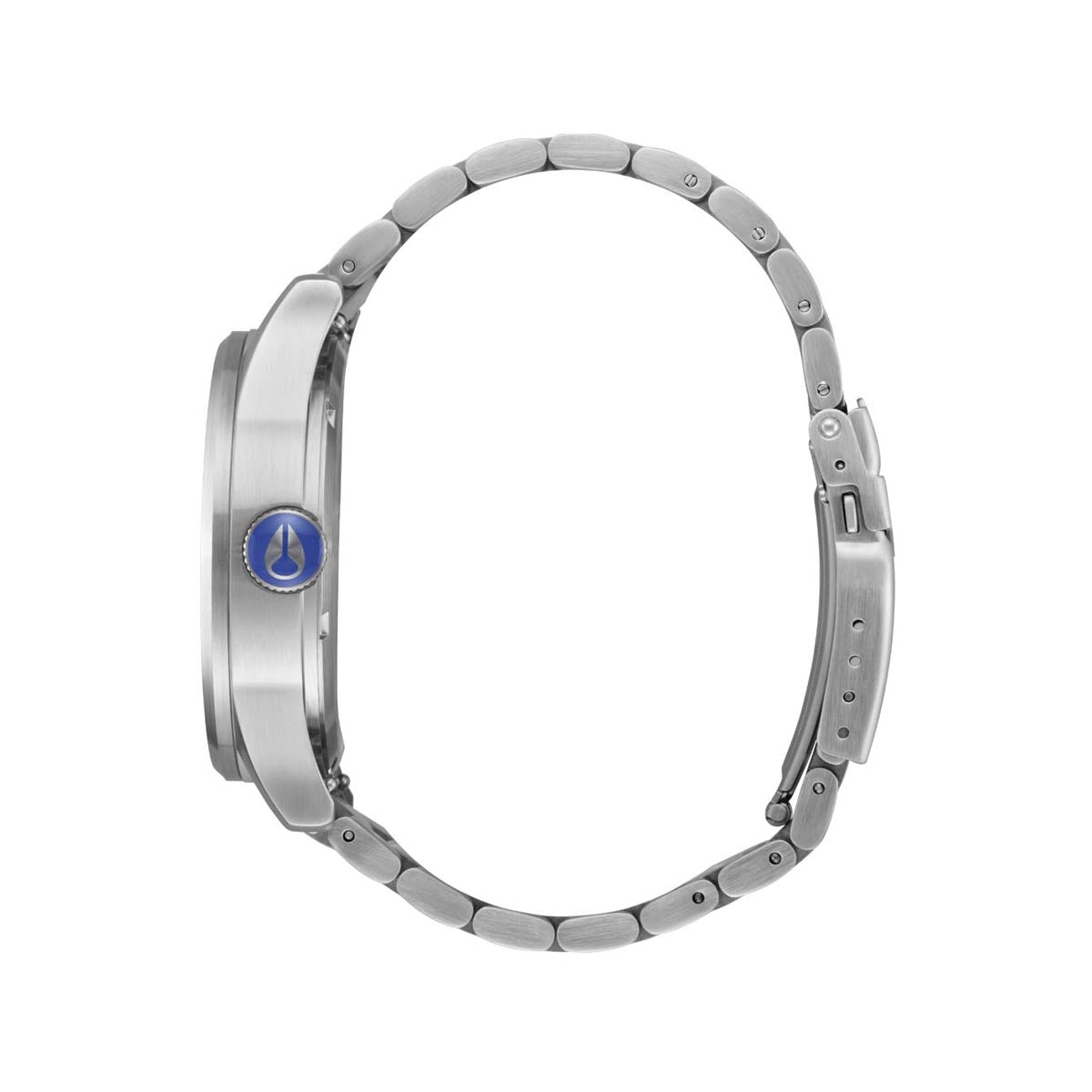 Nixon Sentry Stainless Steel Watch - Silver/Cobalt image 2