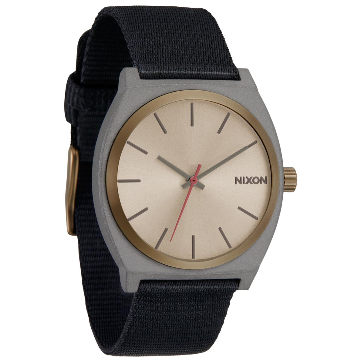 Nixon Time Teller Nylon Watch - Dark Gray/Pumice/Black image 1