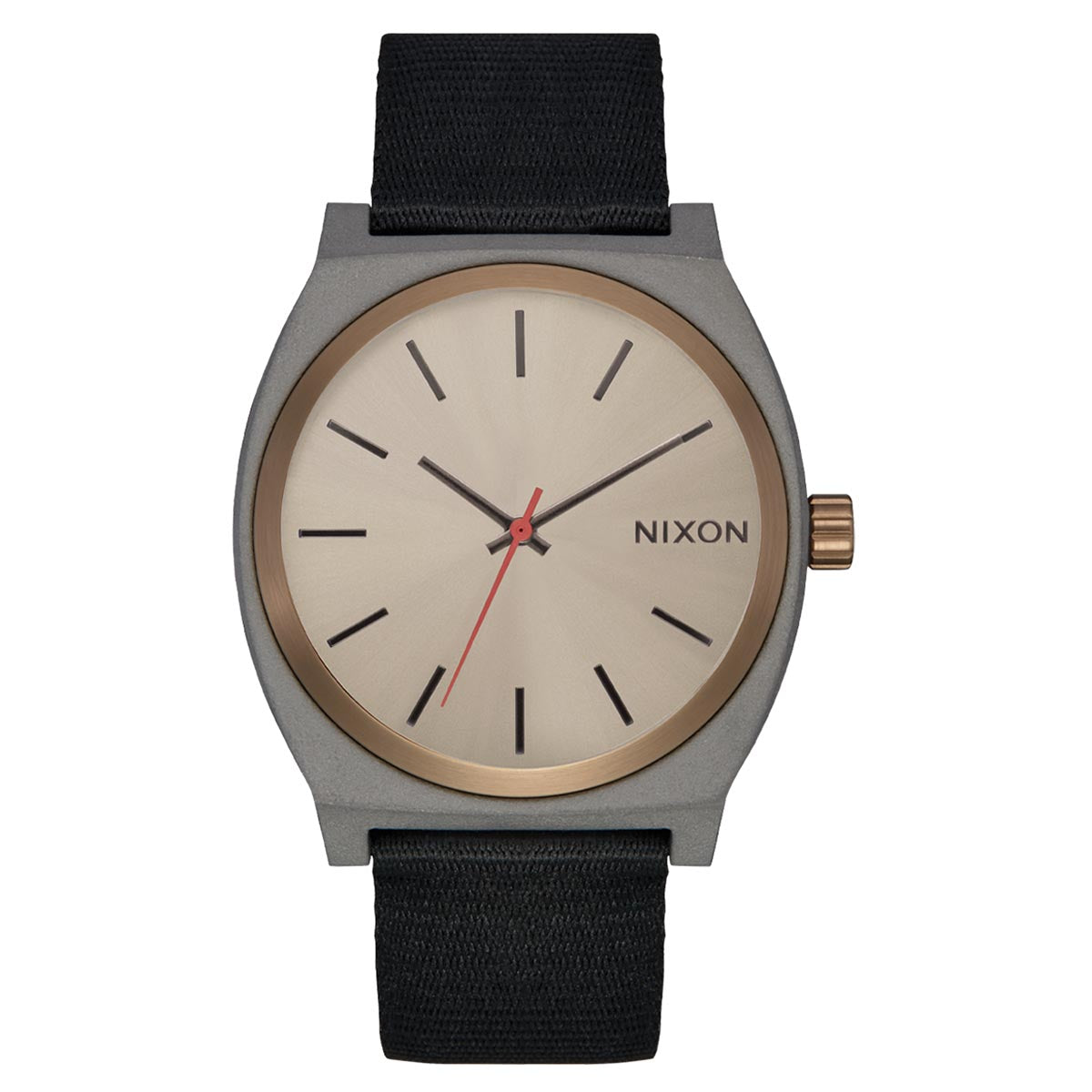 Nixon Time Teller Nylon Watch - Dark Gray/Pumice/Black image 4