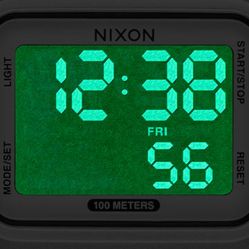 Nixon Ripper Watch - Silver/Black