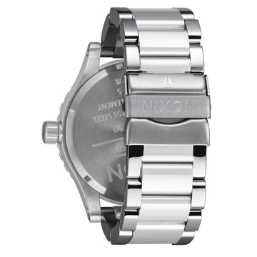 Nixon 51-30 Chrono Watch - Silver/Denim