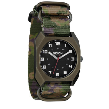 Nixon Scout Nato Watch - Dark Olive/Camo