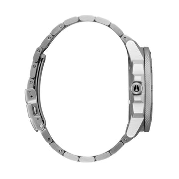 Nixon Smyth 44 Watch - Silver/Black