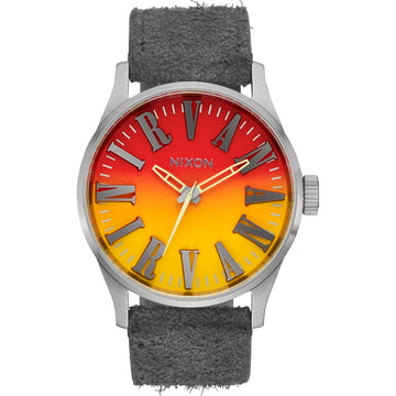 Nixon Nirvana Sentry Leather Watch - Unplug Fade
