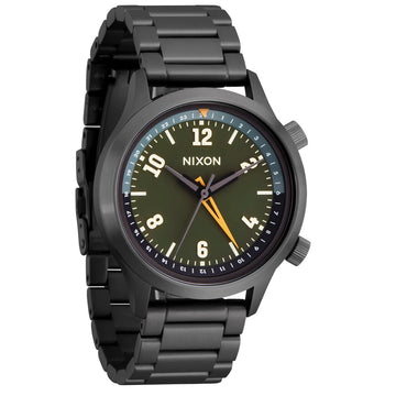 Nixon Drifter 40 Watch - Gunmetal/Kobu Green