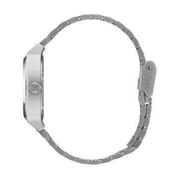 Nixon Medium Time Teller Watch - Silver/Turquoise