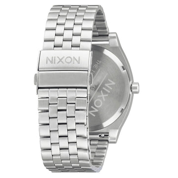 Nixon Time Teller Solar Watch - Silver/Salmon