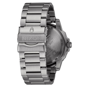 Nixon Smyth 44 Watch - Silver/Tunnel Black Ombre
